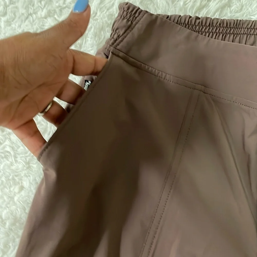 Athleta Brown Track Joggers Relaxed Fit